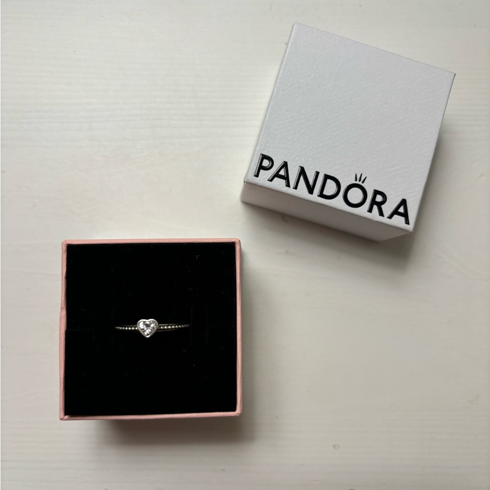 Pandora Sterling Silver Ring (Non Diamond) Size 4.5-5 US